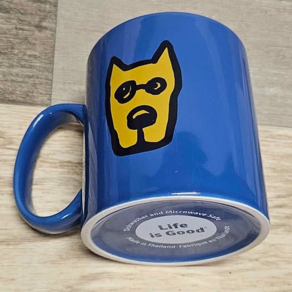 Life is Good Rocket Dog Blue Mug coffee tea